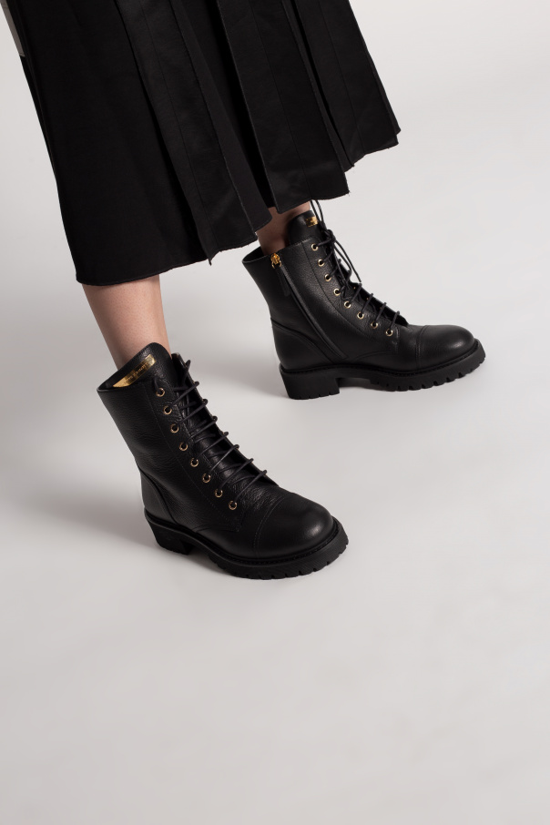 Zanotti shop combat boots